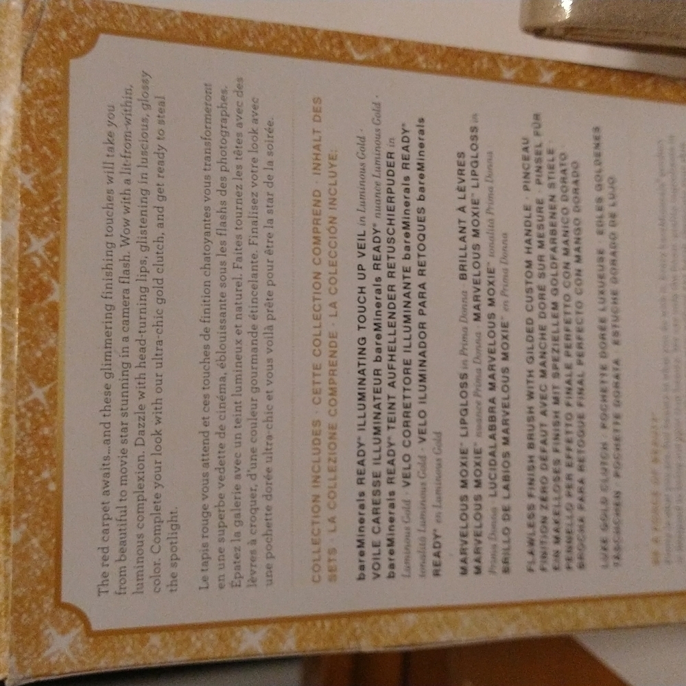 Bare‎ minerals Golden Premiere 4pc set - Picture 5 of 7